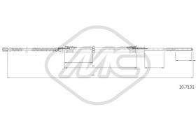 Metalcaucho 83729 - CABLE FRENO IBIZA DX/SX-RH/LH