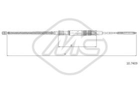 Metalcaucho 83741 - CABLE FRENO GOLF IIISYNCRO(DRUM BRAK