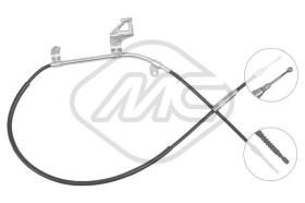 Metalcaucho 83742 - CABLE FRENO PASSAT ALL DX-RH