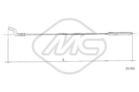 Metalcaucho 83781 - CABLE ACELERADOR 1200 KAFER