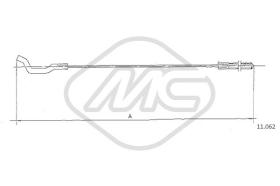 Metalcaucho 83785 - CABLE ACELERADOR 1600 TL
