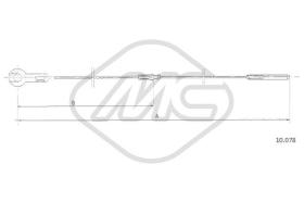 Metalcaucho 83806 - CABLE ACELERADOR TRANSPORTER 1,6-1,7