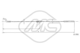 Metalcaucho 83810 - CABLE ACELERADOR TRANSPORTER 1,6