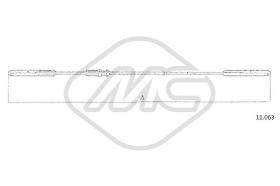 Metalcaucho 83812 - CABLE ACELERADOR TRANSPORTER 2,0