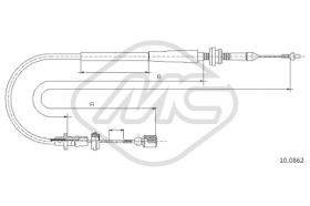 Metalcaucho 83824 - CABLE ACELERADOR CORDOBA 1,6-1,8 ALL