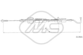 Metalcaucho 83827 - CABLE ACELERADOR PASSAT 1,8-2,0