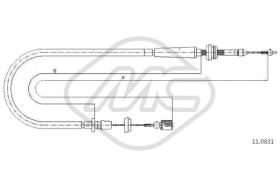 Metalcaucho 83832 - CABLE ACELERADOR SHARAN ALL