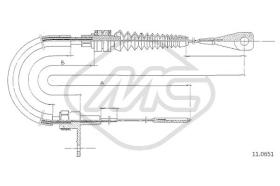 Metalcaucho 83840 - CABLE ACELERADOR TRANSPORTER