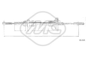 Metalcaucho 83918 - CABLE EMBRAGUE VOYAGER ALL