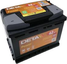Deta DB620 - BATERIA DETA POWER 62AMP +DCHA.