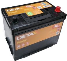 Deta DB704 - BATERIA DETA POWER 70AMP +DCHA.