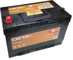 Deta DB955 - BATERIA DETA POWER 95AMP +IZQ.