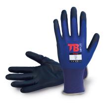 Tomás Bodero PG500FINE8 - PAR GUANTES NYLON + POLIUR. AZUL T-8