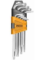 Ingco HHK13092 - JGO. LLAVES TORX EXTRALARGA