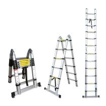 Jbm 52149 - ESCALERA TELESCOPICA PLEGABLE 3,8 MTR.