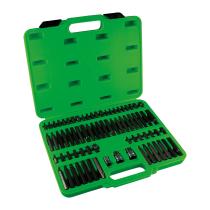 Jbm 52550 - ESTUCHE  PUNTAS 74 PZAS./7 TORNILLOS RIBE, 12 CANTOS,