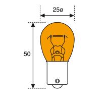 Amolux 142A - LAMPARA STOP 12V 21W AMBAR