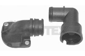 Cautex 461074 - KIT TAPA TERMOSTATO Y RACOR ACODADO EN BOMBA AGUA