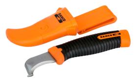 Bahco 2446ELHELP - CUCHILLO DE ELECTRICISTA DE 160 MM CON GUIA