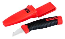 Bahco 2446ELR - CUCHILLO PELACABLES DE ELECTRICISTA DE 145 MM PARA DIESTROS