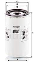 Mann Filter W11521 - FILTRO ACEITE INDUSTRY