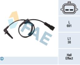 Fae 78273 - SENSOR ABS