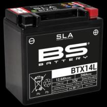 Bs TX14L - BATERIA MOTO BS 12V. 12 AMP. SLA (BTX14L) (FA)