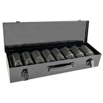 Jbm 53470 - SET DE 8 VASOS DE IMPACTO LARGOS HEX. DE 3/4"