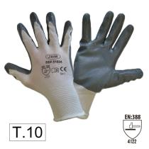 Jbm 51632N - GUANTES CON PALMA REFORZADA DE NITRILO T. 10 - MODELO NUEVO