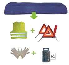 Jbm 52768 - KIT EMERGENCIA BOLSA AZUL + MK H1 + CHALECO + TRIANG. + GUAN