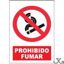 Julio García SP850A4 - SEñAL DE PROHIBIDO FUMAR PE 21X29CM