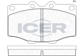 ICER 140352 - JUEGO PASTILLAS DE FRENO