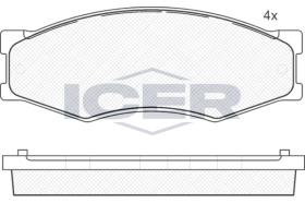 ICER 140526087 - JUEGO PASTILLAS DE FRENO