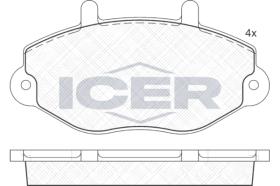 ICER 140897 - JUEGO PASTILLAS DE FRENO