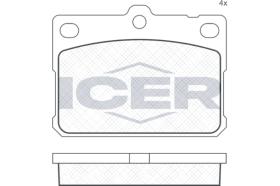ICER 180164 - JUEGO PASTILLAS DE FRENO