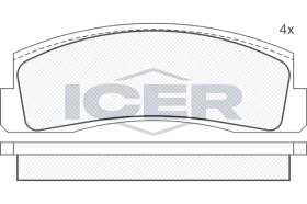 ICER 180269 - JUEGO PASTILLAS DE FRENO