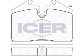 ICER 181036 - JUEGO PASTILLAS DE FRENO