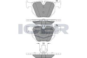 ICER 181685202 - JUEGO PASTILLAS DE FRENO
