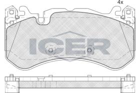 ICER 182079204 - JUEGO PASTILLAS DE FRENO