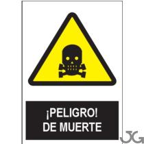 Julio García SA1065A4 - SEÑAL DE PELIGRO DE MUERTE PE 21X29CM