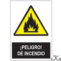 Julio García SA1040A4 - SEÑAL DE PELIGRO DE INCENDIO PE 21X29CM