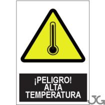 Julio García SA1015A4 - SEÑAL DE ¡PELIGRO! TEMPERATURA ELEVADA PE 21X29CM