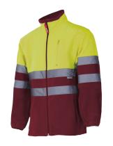 Velilla P183-20/18L- - CHAQUETA POLAR BICOLOR ALTA VISIBILIDAD SERIE 183