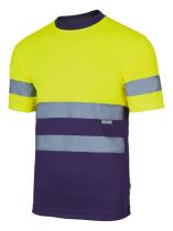 Velilla P305506-70-L- - CAMISETA TÉCNICA BICOLOR ALTA VISIBILIDAD SERIE 305506