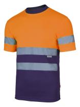 Velilla P305506-210-L- - CAMISETA TÉCNICA BICOLOR ALTA VISIBILIDAD SERIE 305506