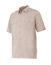 Velilla P532-6-L- - CAMISA MANGA CORTA CON GALONERAS SERIE 532