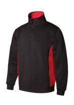 Velilla P105704-0/12-L- - SUDADERA BICOLOR CON MEDIA CREMALLERA SERIE 105704