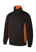 Velilla P105704-0/16-L- - SUDADERA BICOLOR CON MEDIA CREMALLERA SERIE 105704