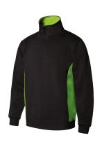 Velilla P105704-0/25-L- - SUDADERA BICOLOR CON MEDIA CREMALLERA SERIE 105704