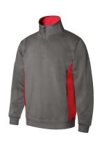 Velilla P105704-8/12-L- - SUDADERA BICOLOR CON MEDIA CREMALLERA SERIE 105704
